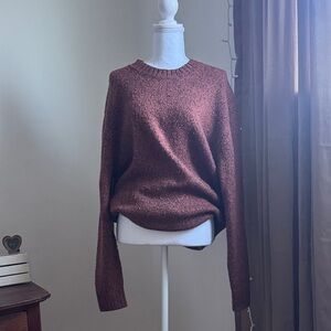 Abercrombie & Fitch Soft A&F Sweater Women's Rust Red Brown Large